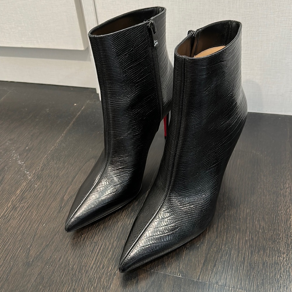 CHRISTIAN LOUBOUTIN like New Size 39.5 Black So Kate 85 Boots